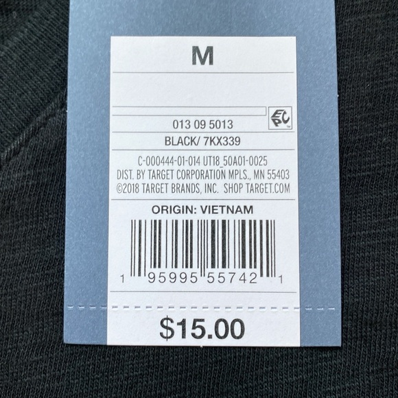 NWT Universal Thread M Black T Shirt Dress - Picture 3 of 6